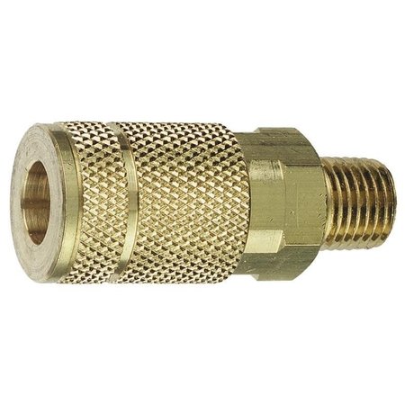 TRU-FLATE Coupler, 14 in, MNPT, Brass 13-125